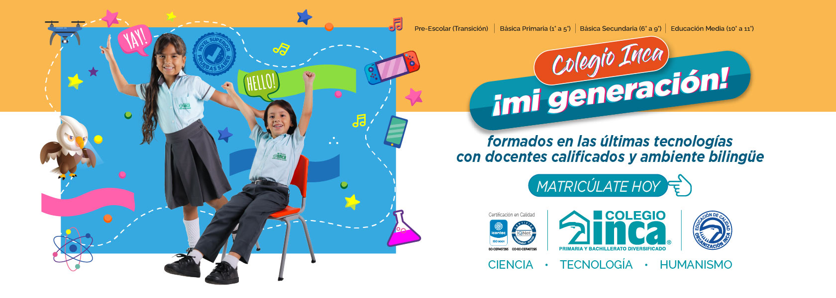 Colegio Inca Colegio Inca – Primaria y Bachillerato Diversificado