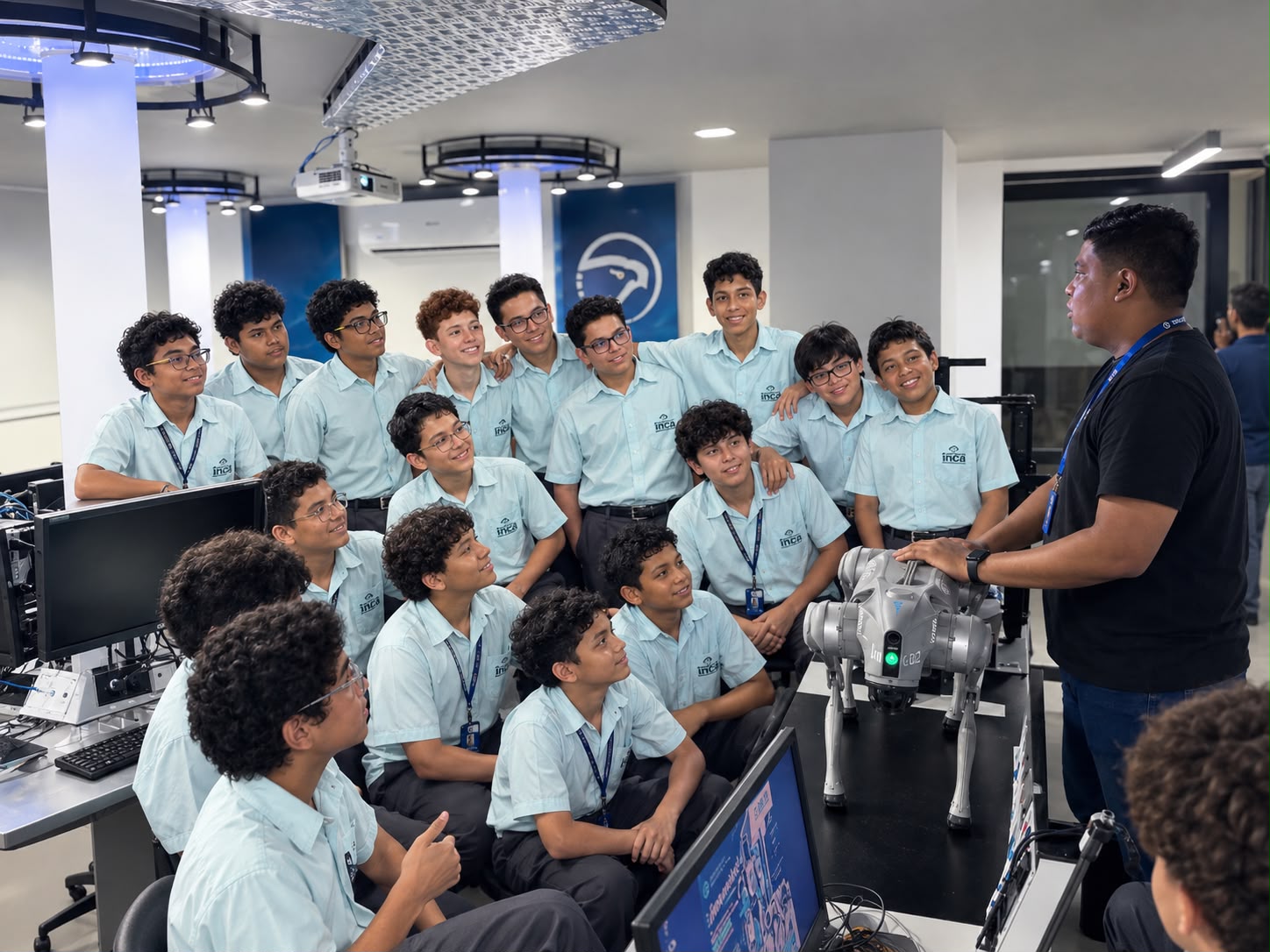 Colegio INCA: único colegio del Caribe colombiano con clases extracurriculares de robótica con gafas de realidad virtual y robot humanoide.